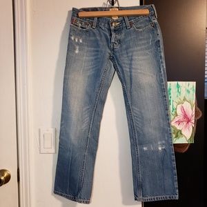 Hollister straight leg capri cut Jeans